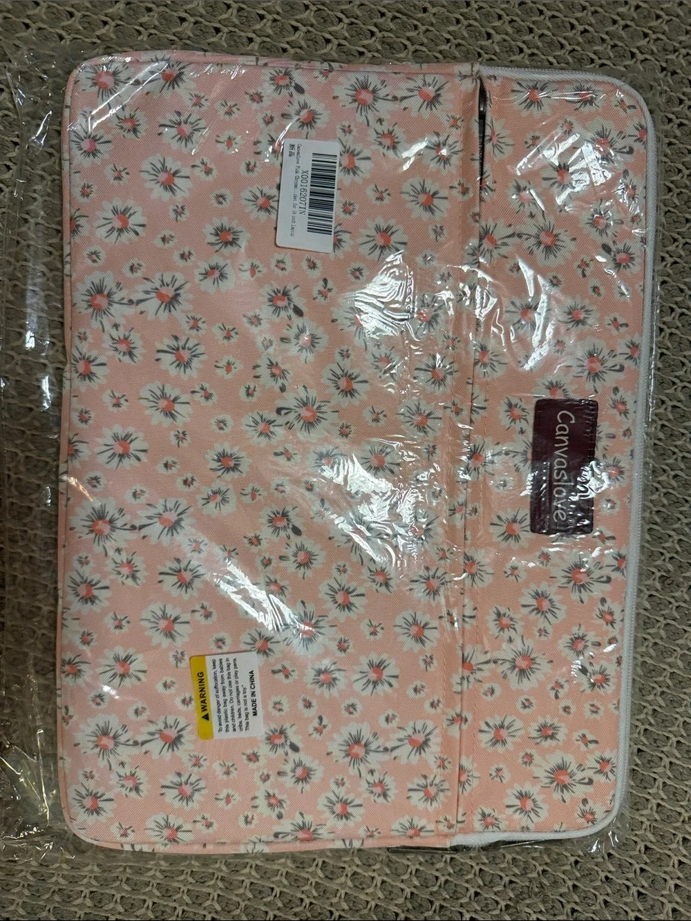 Amazon Floral Pink Tablet Sleeve